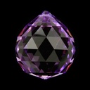 Cristal Arco iris bola violeta - 4cm - Gemoterapia